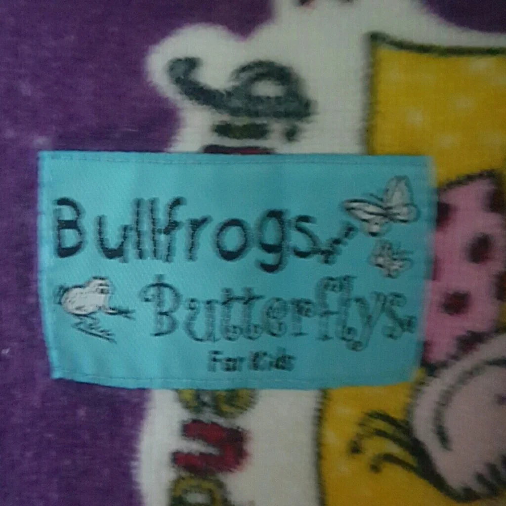 Bullfrogs Butterfly for kids Beach robe